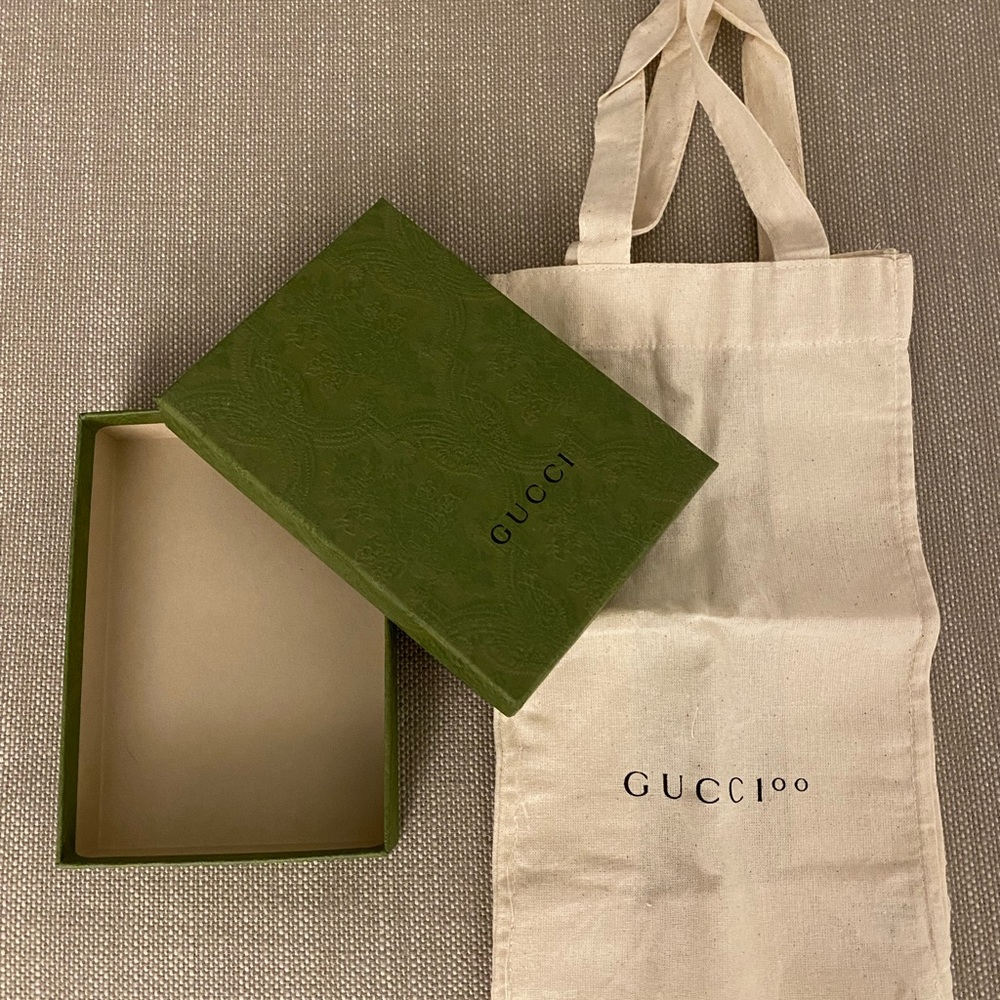 Authentic Pristine Gucci Box and Gucci 100 Mini Tote
